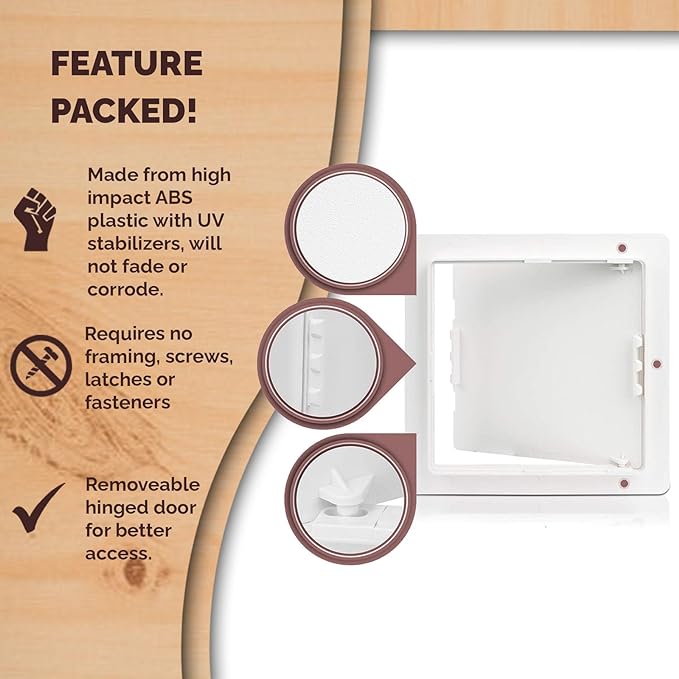 Morvat Access Panel 14x14 Inch for Drywall & Ceiling - Image 4