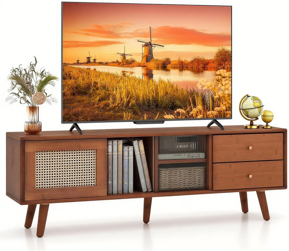 Giantex Mid Century Modern TV Stand