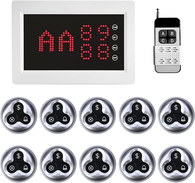 Wireless Calling System Call Waiter Restaurant Pager System by WNKRUN