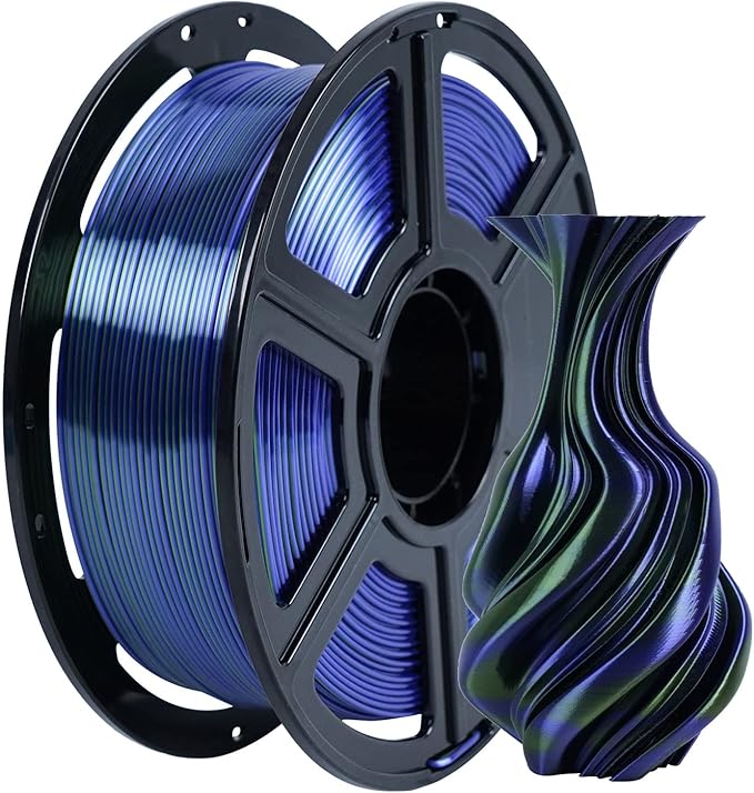 FLASHFORGE Silk Dual Color Filament, 3D Printer Filament Color Change 1kg Spool by FLASHFORGE