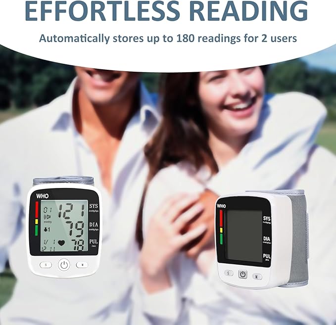 Blood Pressure Monitor, Irregular Heartbeat Detector, Automatic BP Monitor 90x2 - Image 4
