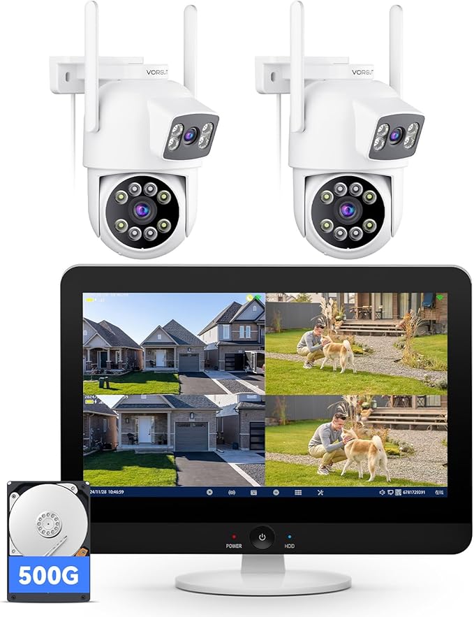 VORGUT Security Camera System Wireless Outdoor by VORGUT
