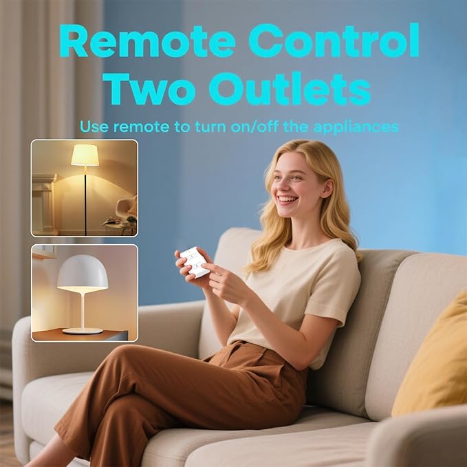 LoraTap Mini Wireless Remote Control Outlet Plug Adapter - Image 3