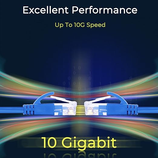 Rapink Patch Cables Cat6a 7ft Slim, Cat6a Ethernet Patch Cable 10G Support - Image 6