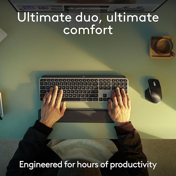 Logitech MX Keys S Combo for Mac, Wireless Keyboard and Mouse - Image 2