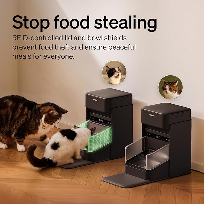 PETLIBRO RFID Cat Feeders for 2 Cats, Collar Sensor for Personalized Meals - Image 4