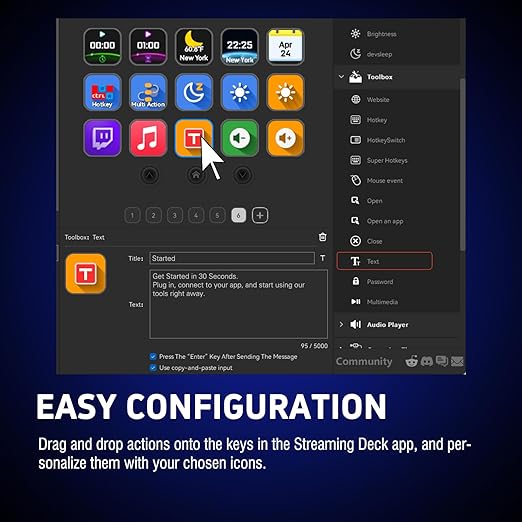 VSDINSIDE Macro Keypad, Stream Controller Deck Gaming Streaming Shortcut - Image 9