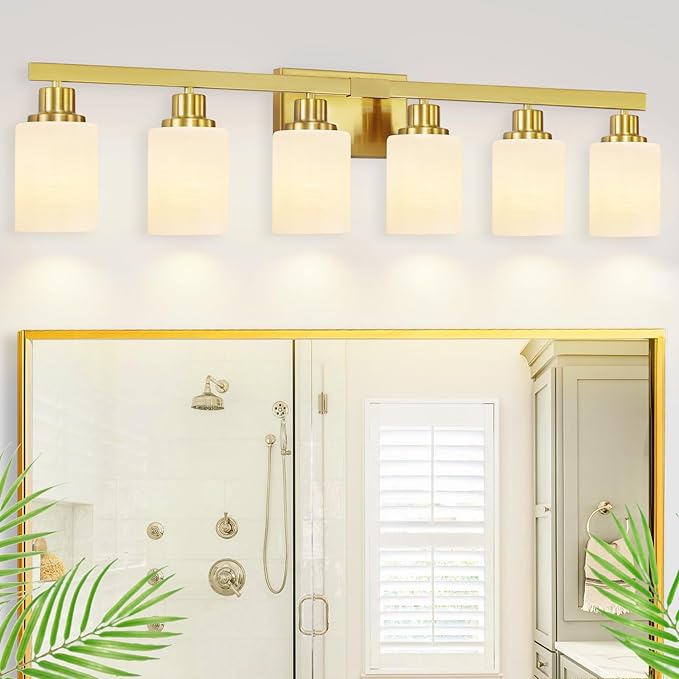 DIKAIDA 6 Light Gold Bathroom Vanity Light - Image 8