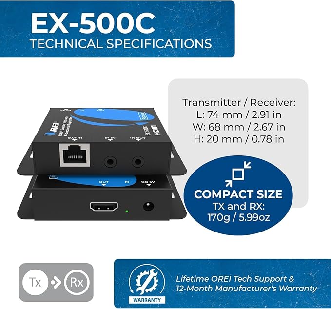 OREI HDMI Over Ethernet Extender - Image 5