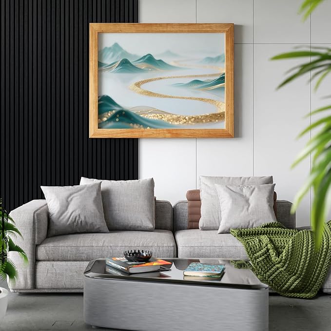 Art3d 4-Piece 94 x 12.6 Inch Acoustic Lightweight Slat Wall Panel - Image 2
