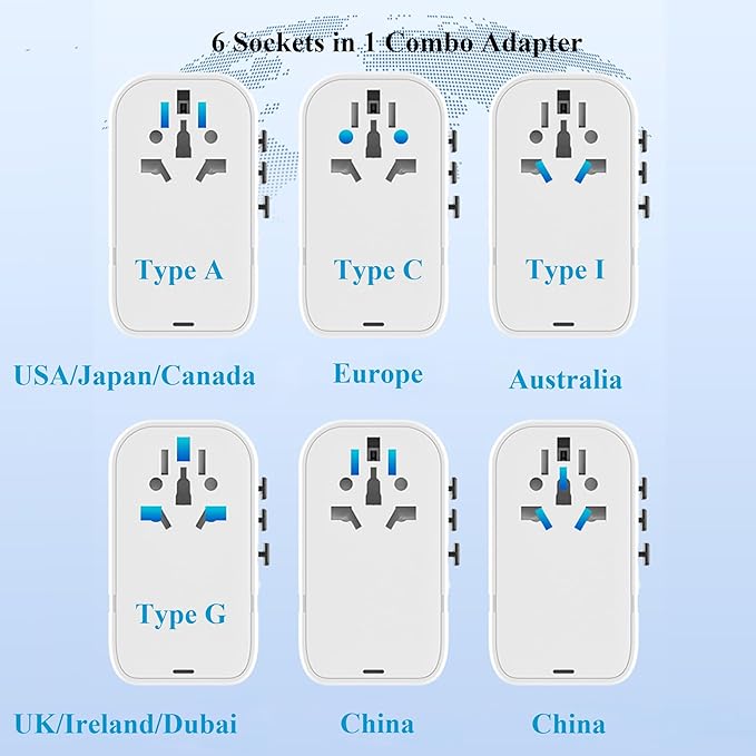 220V to 110V Converter for European Travel, Step Down Voltage Converter US to - Image 2