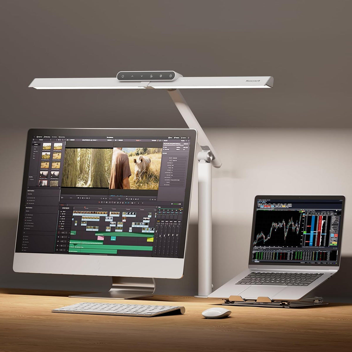 Honeywell LED Desk Lamp with Clamp