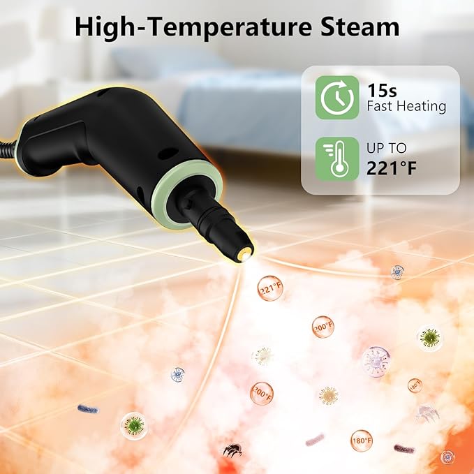 Steam Cleaner, Portable Steamer - Image 4