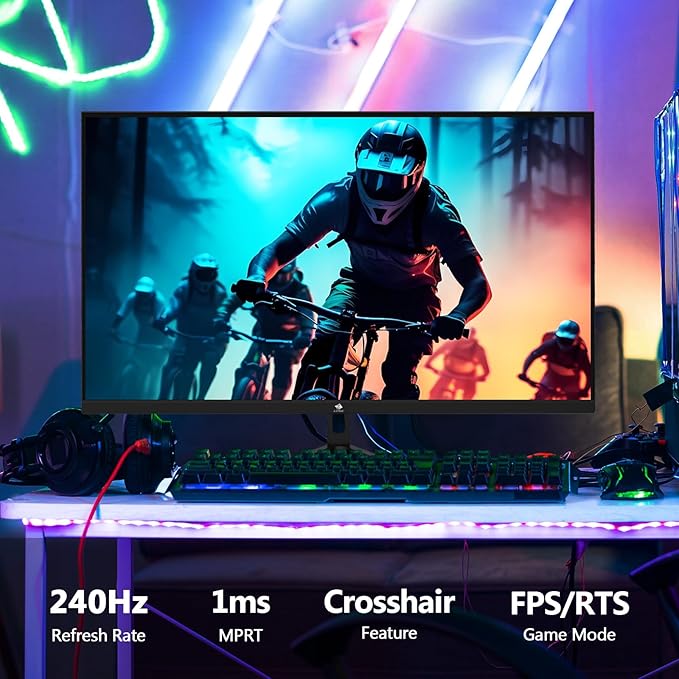 24.5" Gaming Monitor 240Hz, Z-Edge UG25F FHD 1920x1080 Computer Monitor - Image 4