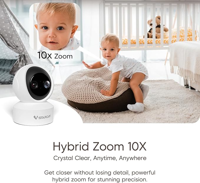 VSTARCAM Dual Lens Indoor Security Camera, 2K QHD - Image 4
