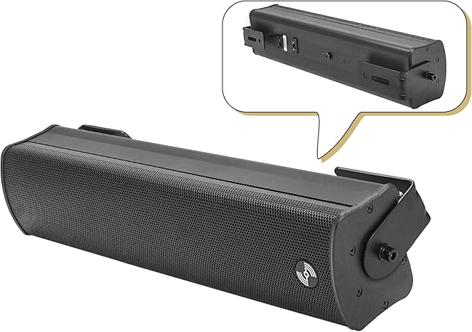 Sound Town Weatherproof Compact Aluminum Line Array Column Speaker - Image 3