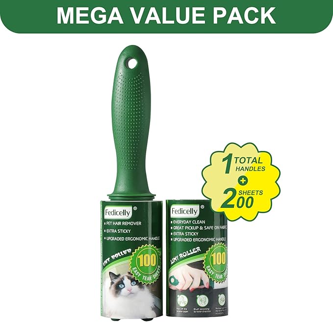Fedicelly Lint Rollers Pet Hair Extra Sticky Furniture, Cat Dog Hair Remover - Image 2