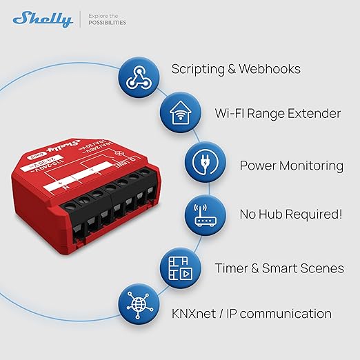 Shelly 1PM Gen3 | WiFi Smart Relay Switch - Image 5