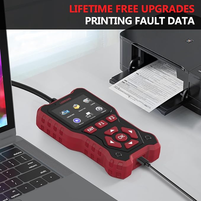 LOERUMG Professional OBD2 Scanner Diagnostic Tool Check Engine Code Reader - Image 8