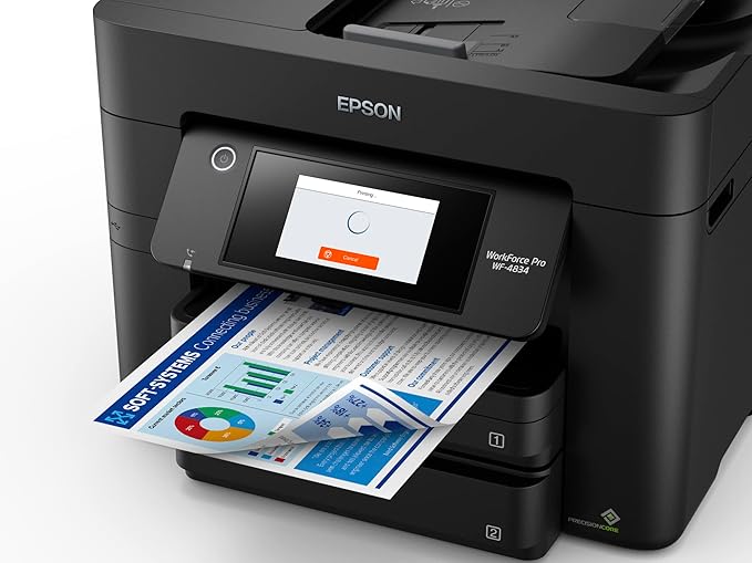 Epson Workforce Pro WF-4834 Wireless All-in-One Printer - Image 4