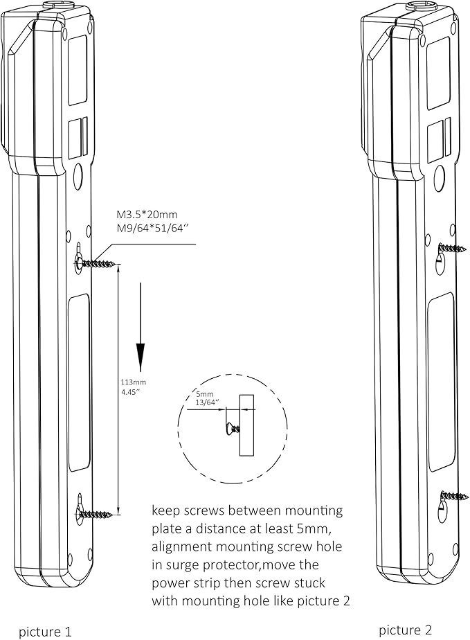 Amazon Basics Surge Protector Power Strip, 6-Outlet - Image 6