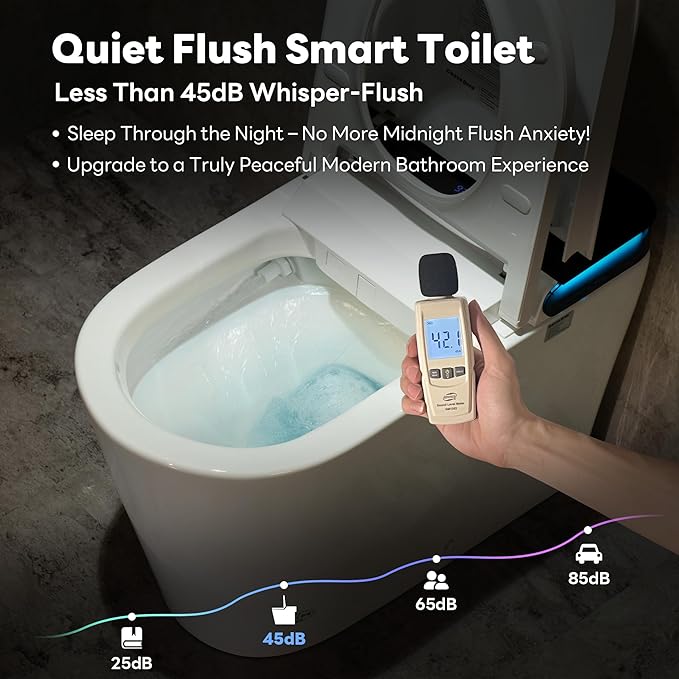 Casta Diva Smart Toilet with Bidet Built in, Auto Open Close, Foot Sensor - Image 7