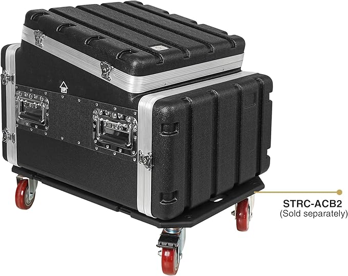 Sound Town Lightweight and Compact 6U ATA ABS Rack Case, - Image 4