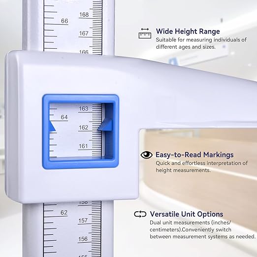 Tetuga Height Measurement Medical Portable Stadiometer Height Rod 8-82 - Image 2