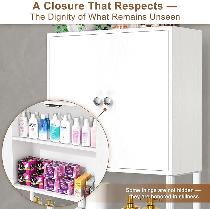 Over The Toilet Storage Cabinet - Image 4