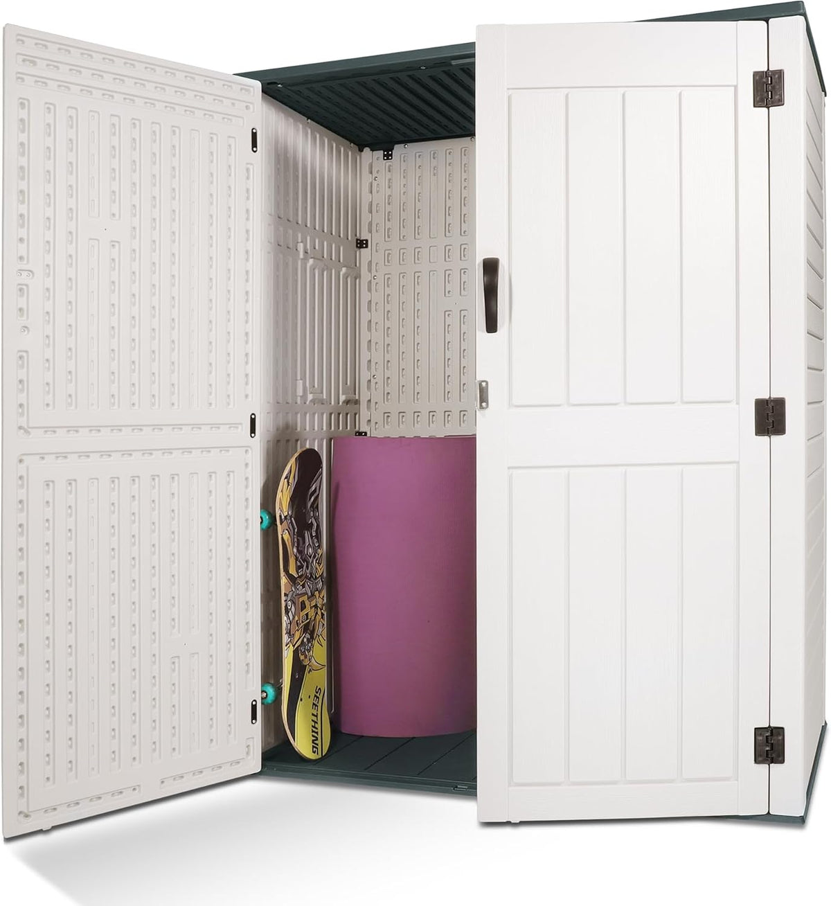 outdoor storage cabinet, 52 cu ft resin storage, main product view