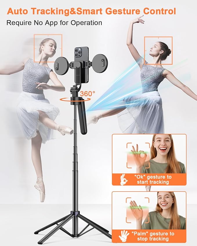 Yeaki 71” Auto Face Tracking Tripod - Image 2