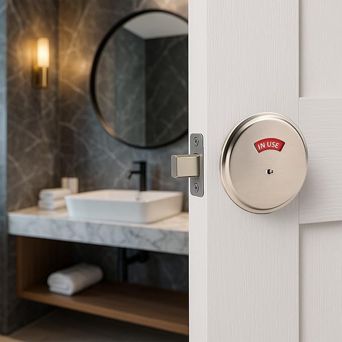 in-Use Vacant Commercial Bathroom Door Lock - Image 8