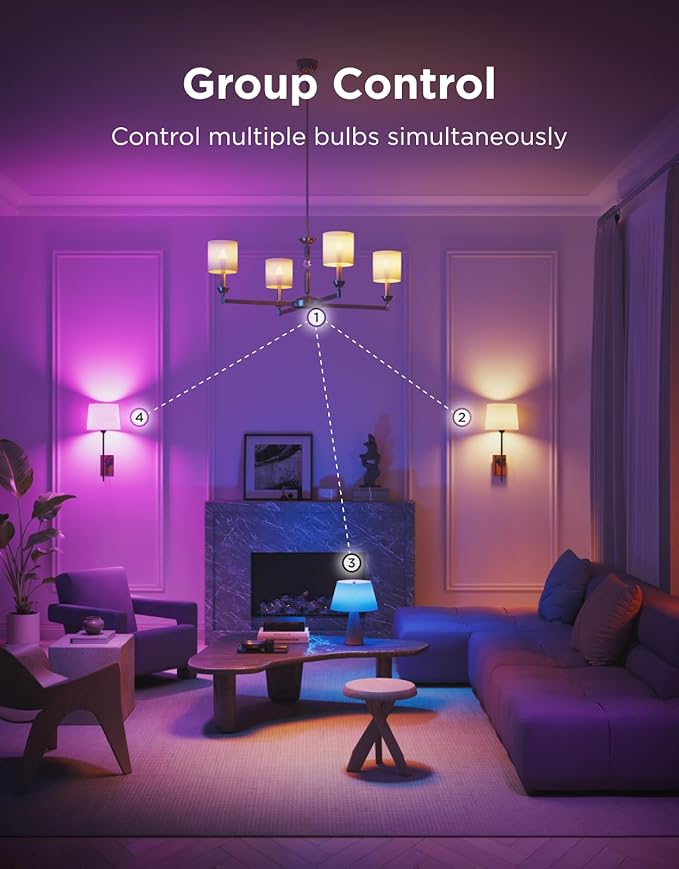 Govee E12 Led Bulb, Smart Light Bulbs Work - Image 7
