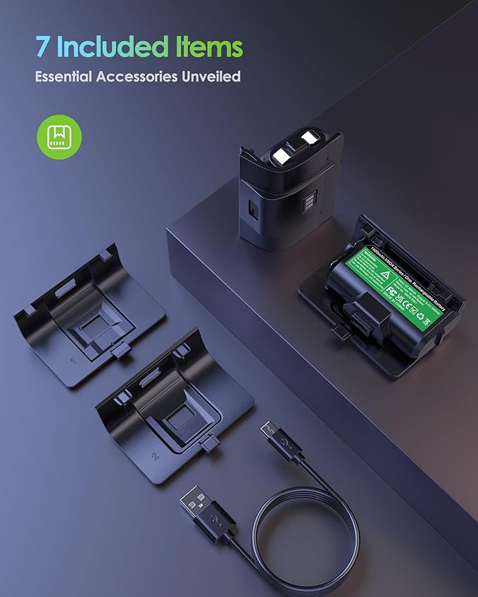 Rechargeable Xbox Controller Battery Pack, Play & Charge Kit - Image 6