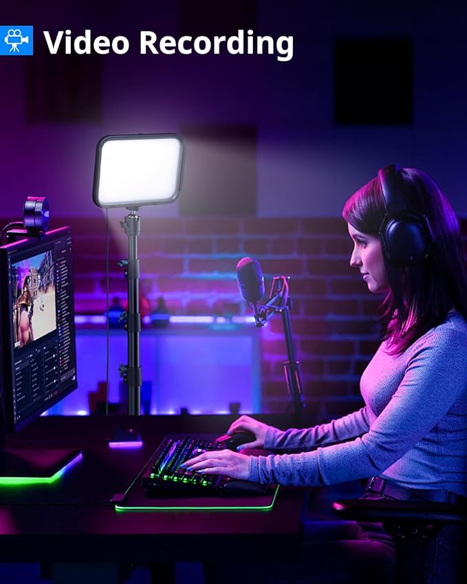 UBeesize 2-Pack RGB Photography Lighting, Studio Lights - Image 6