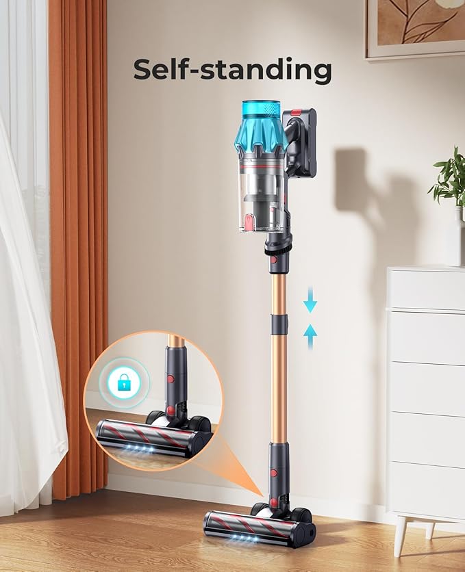 Cordless Vacuum Cleaner 600W/50Kpa, Stick Vacuum Cleaners 65 Mins Max Runtime - Image 8