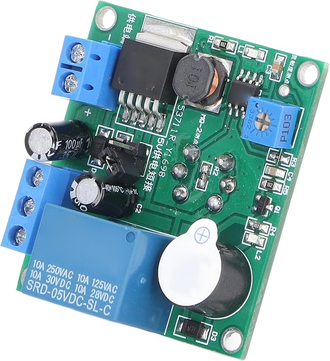 Smoke Sensor Module Switch, PVC Light Sound Alarm Smoke Detector Alarm Module - Image 3