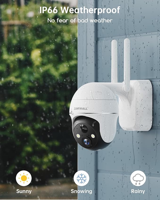 ZUMIMALL Security Cameras Wireless Outdoor, 2K Battery Powered Cameras - Image 9