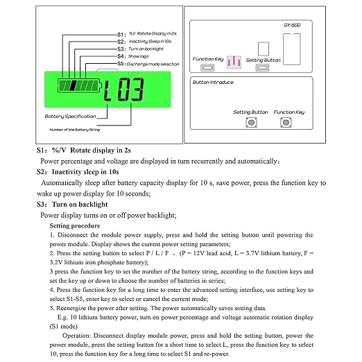 DC 12V 24V 36V 48V 60V 72V 84V Golf Cart Battery Meter - Image 6