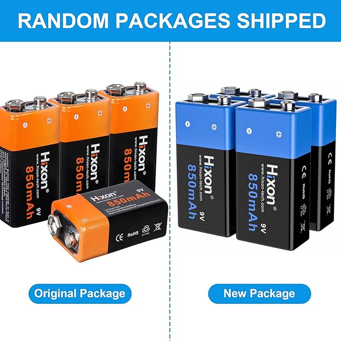 9v Rechargeable Batteries, 9 Volt Rechargeable Batteries - Image 7