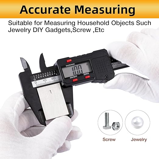 UNIPEC 6 inch Digital Caliper Micrometer, ABS Body - Image 2