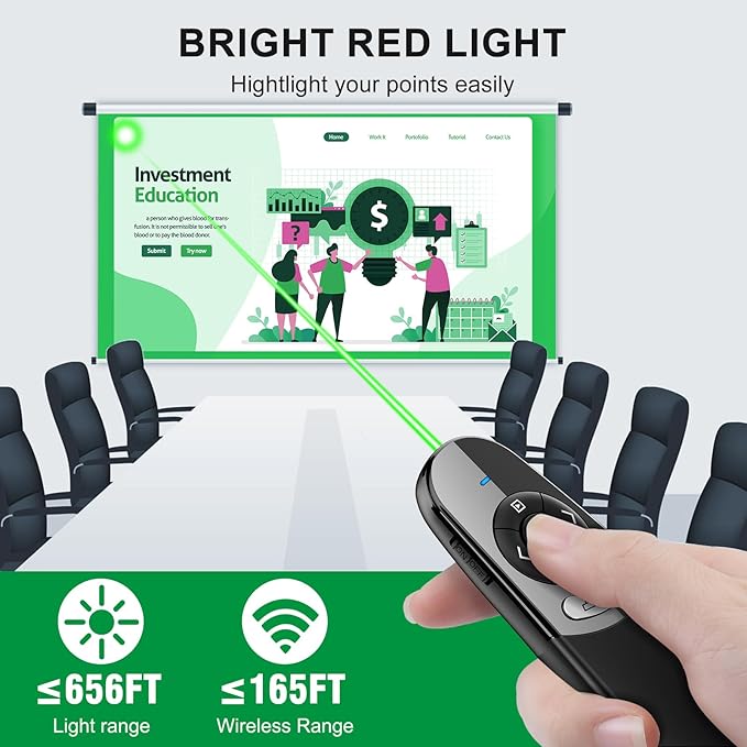 2 in 1 USB Type C Presentation Clicker - Image 3