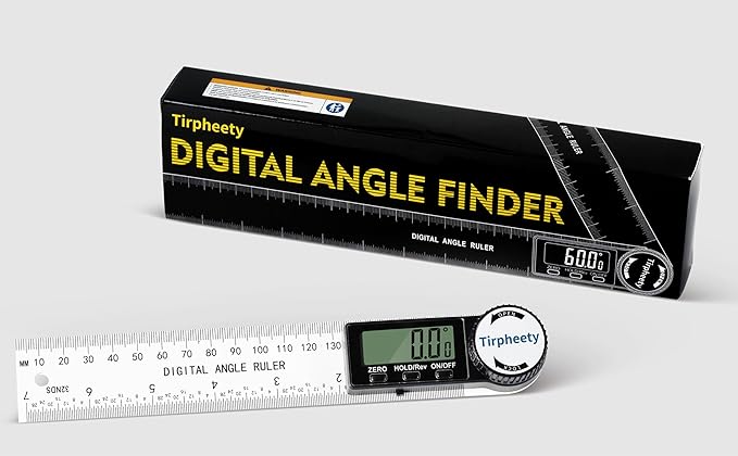 Tirpheety Digital Angle Finder Protractor, 3rd Generation Quick Display Angle - Image 8