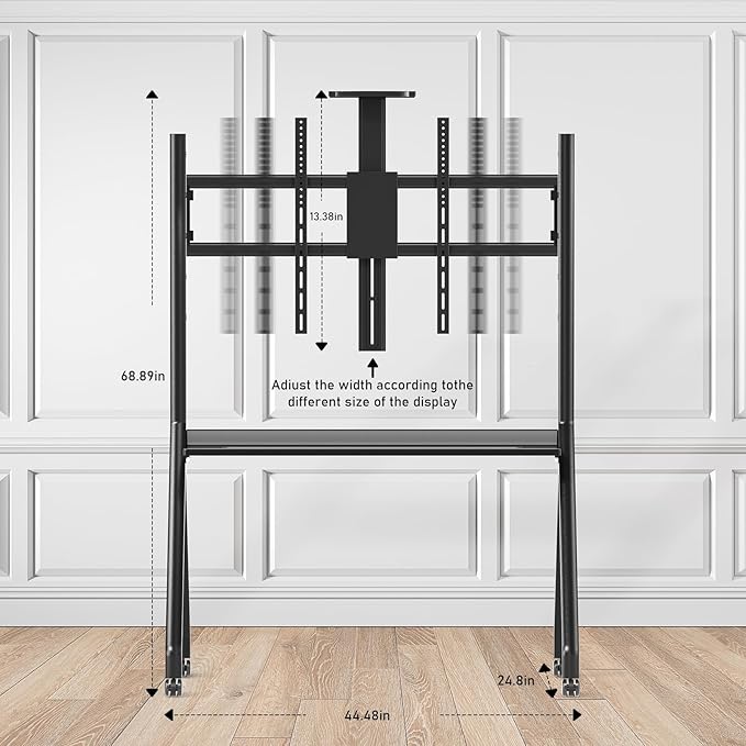 Glidesync Smart Board Stand for 55"- 86'' Interactive Whiteboard, Mobile Stand - Image 6