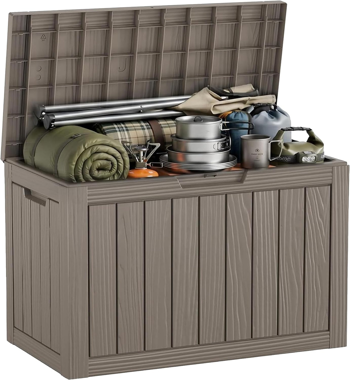 easyup 60 gal outdoor storage box waterproof lockable, main product view