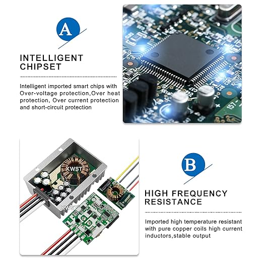 DC DC Stabilizer 9V-36V to 24V Boost Buck Converter Power Supply 30A 720W - Image 6