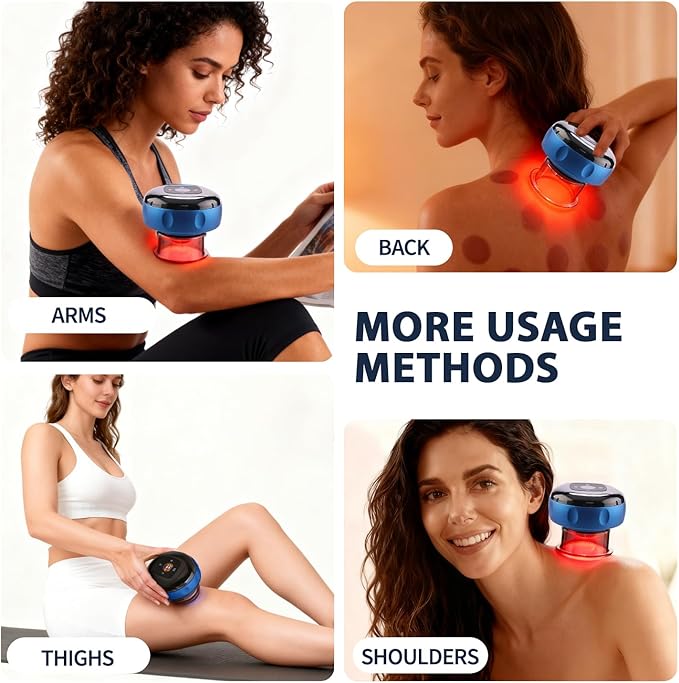 Red Light Cupping Therapy, 5 In 1 Smart Electric Cupping Device Kit - Image 6