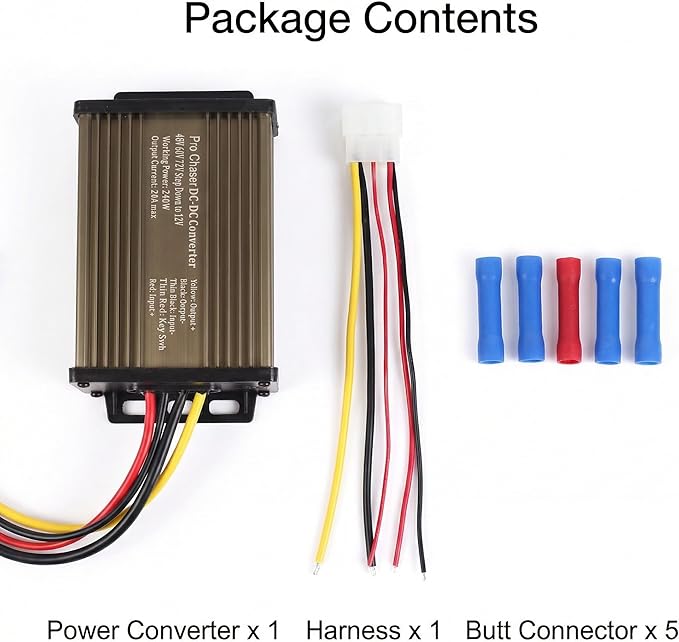 Pro Chaser DC-DC 72V 60V 48V Volt Voltage to 12V Step Down Voltage Reducer - Image 4