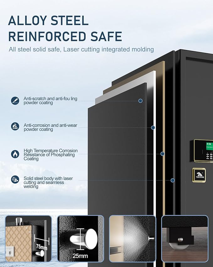 TIGERKING 5.9 Cu.ft Large Heavy Duty Safe Box, Big Home Security - Image 6