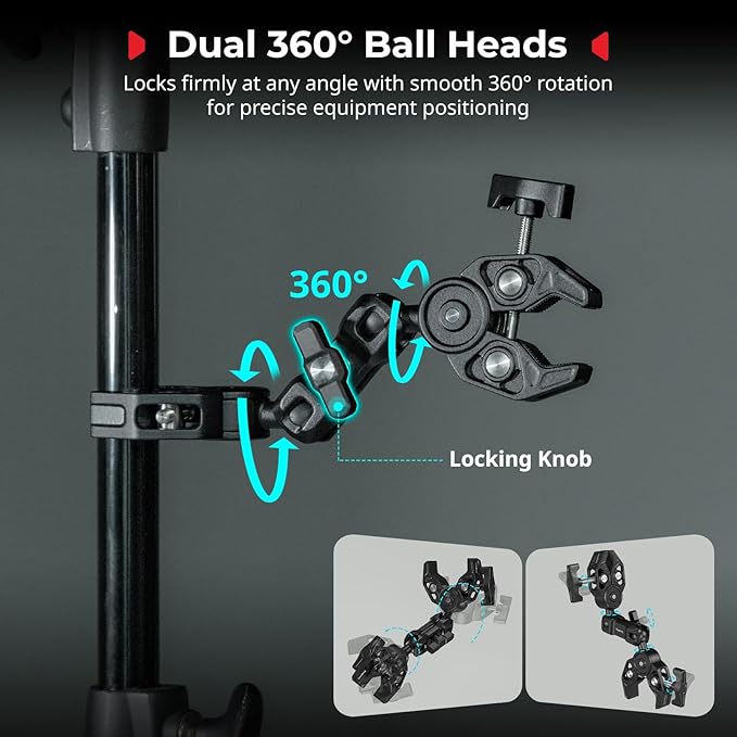 SMALLRIG Double Super Clamp Mount - Image 3